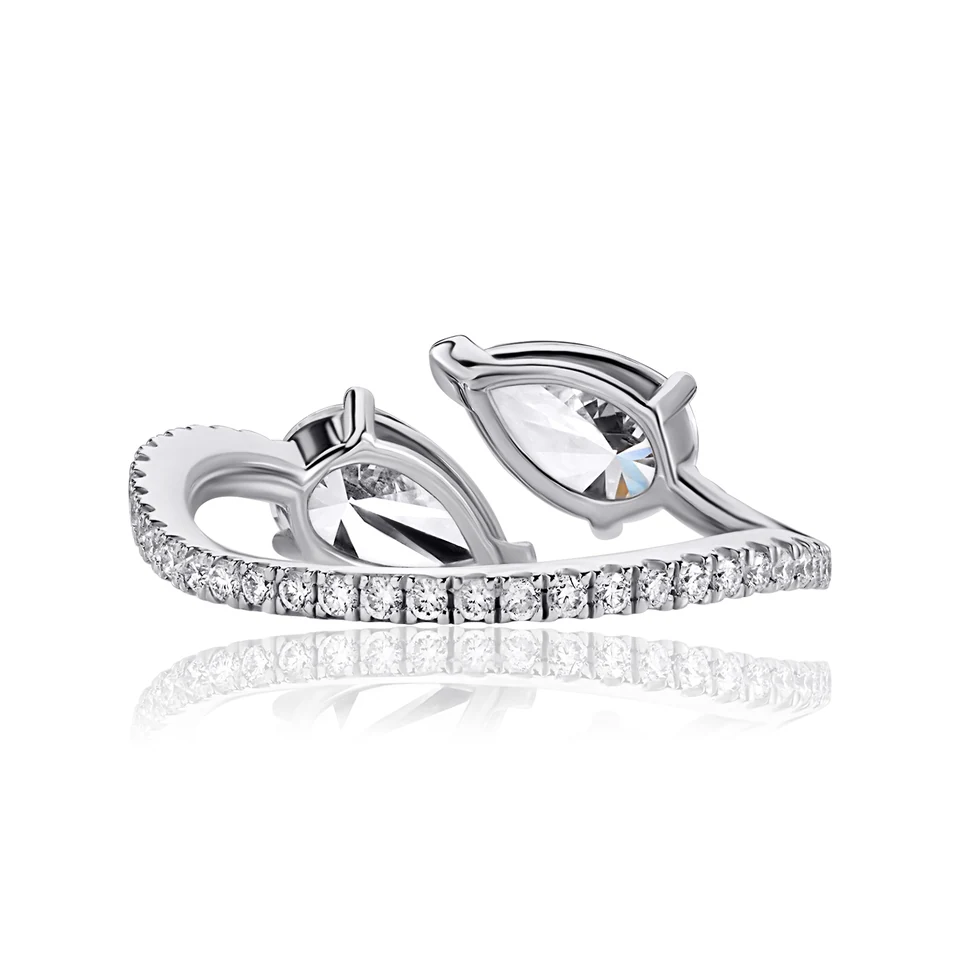 Open Lab Diamond Ring Pear