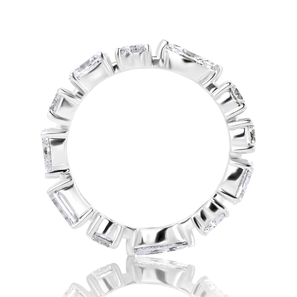 Full Eternity Lab Diamond Ring Multi-Shape