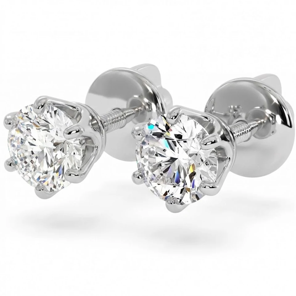 Diamond Stud Earrings