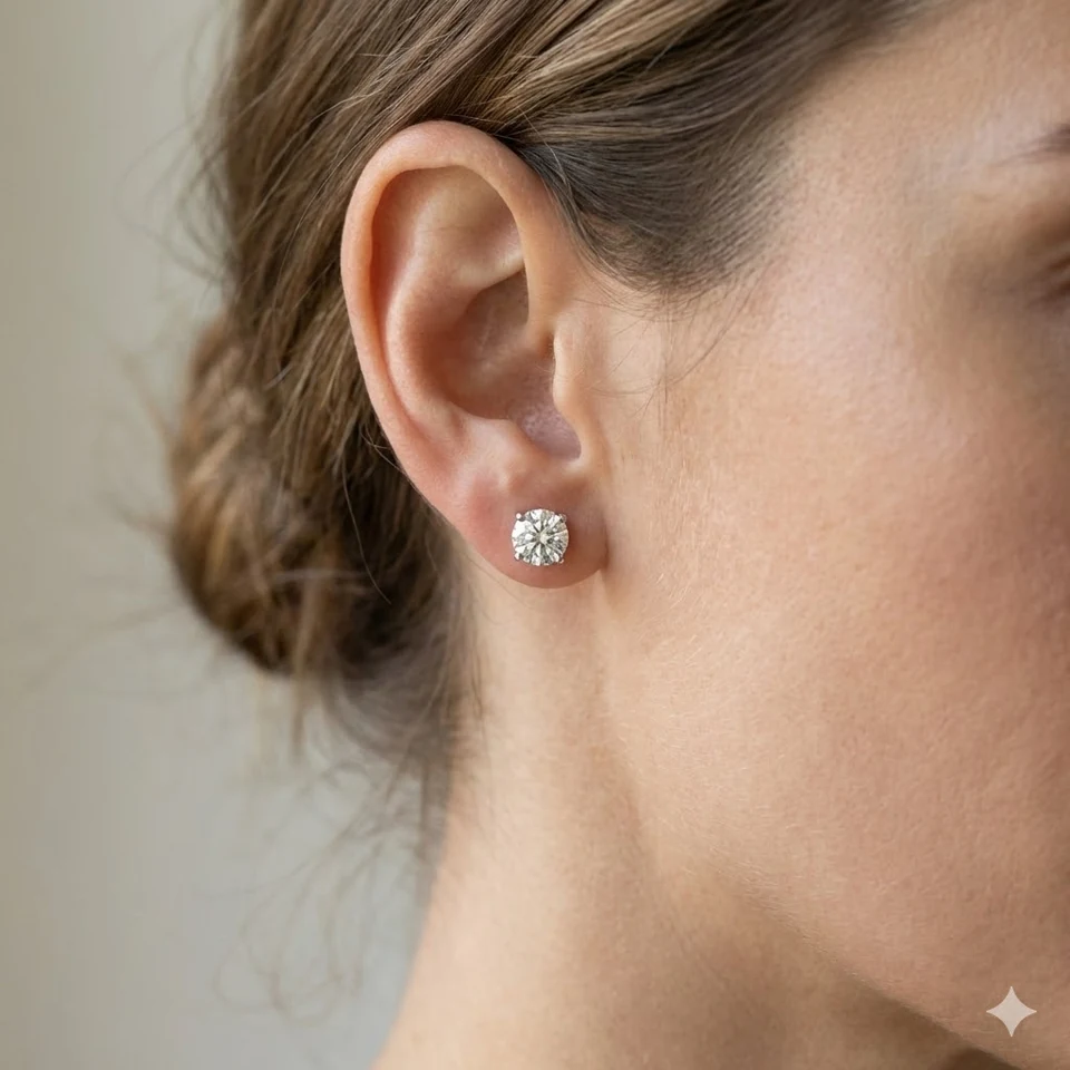 Diamond Stud Earrings