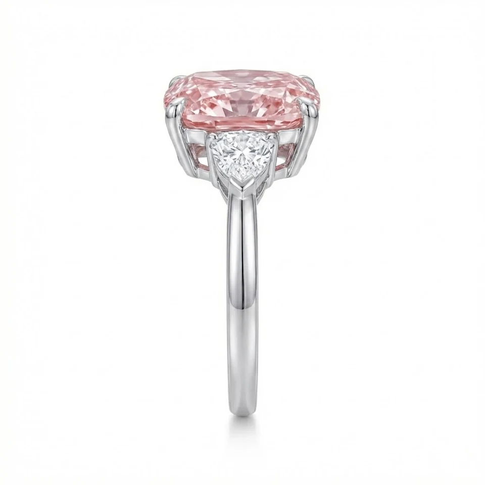 Vivid Pink Diamond Ring