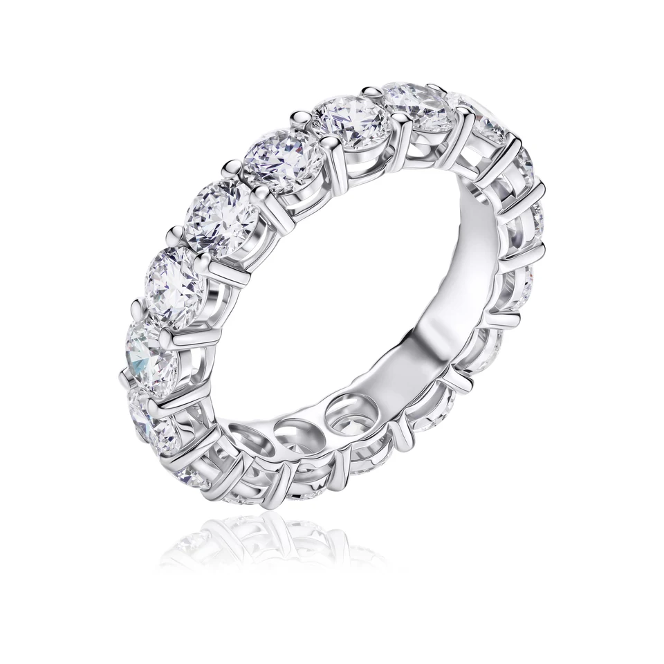 Full Eternity Lab Diamond Ring Round