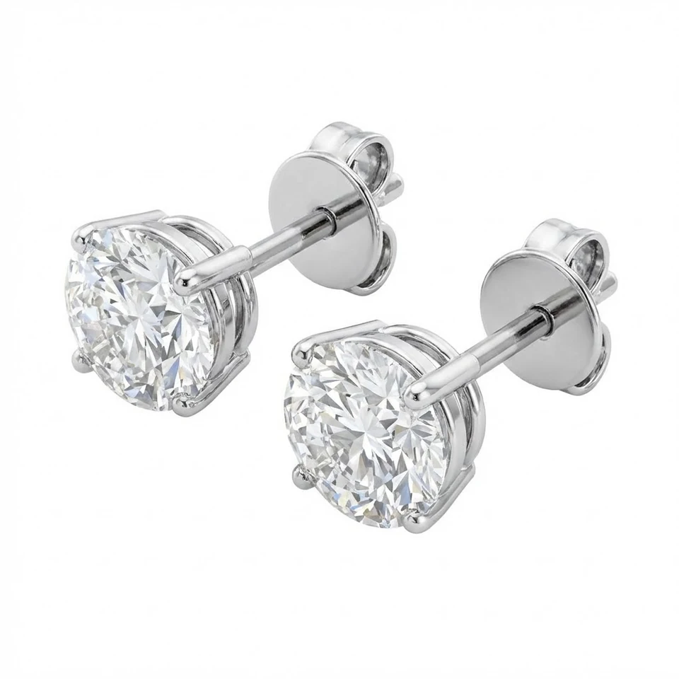 Diamond Stud Earrings