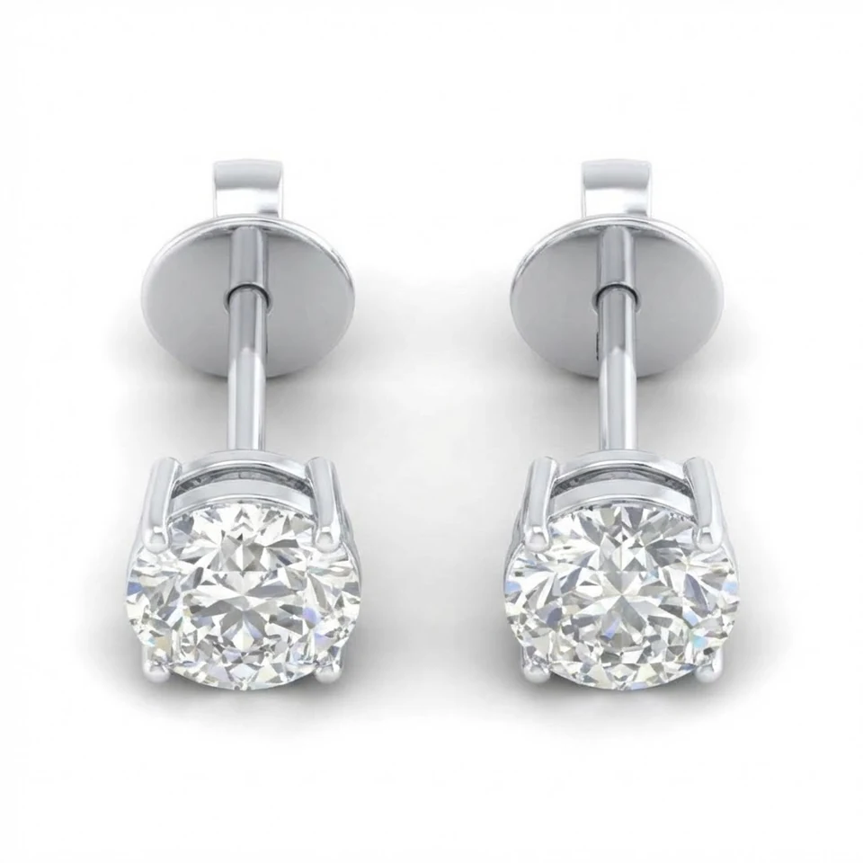 Diamond Stud Earrings