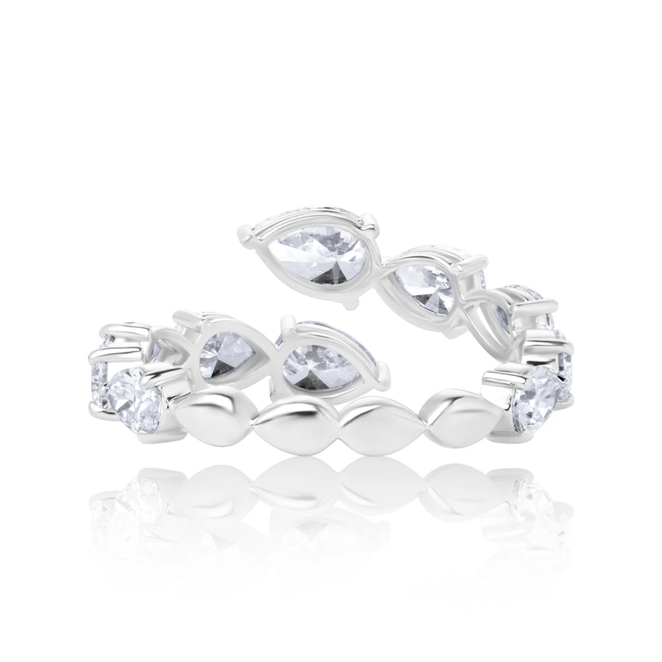 Open Lab Diamond Ring Pear (v2)