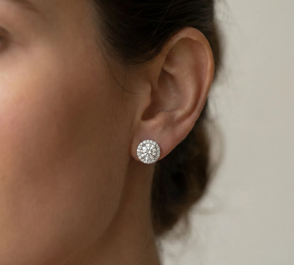 Convertible Diamond Stud Earrings
