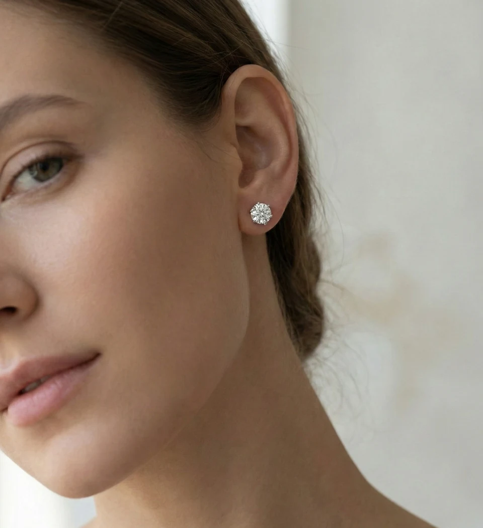 Diamond Stud Earrings
