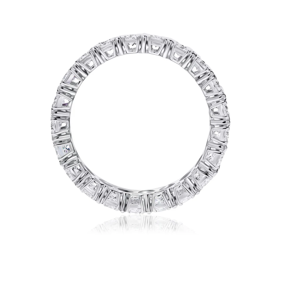 Full Eternity Lab Diamond Ring Marquise & Round