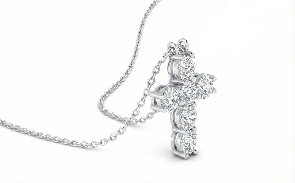 Diamond Cross Pendant